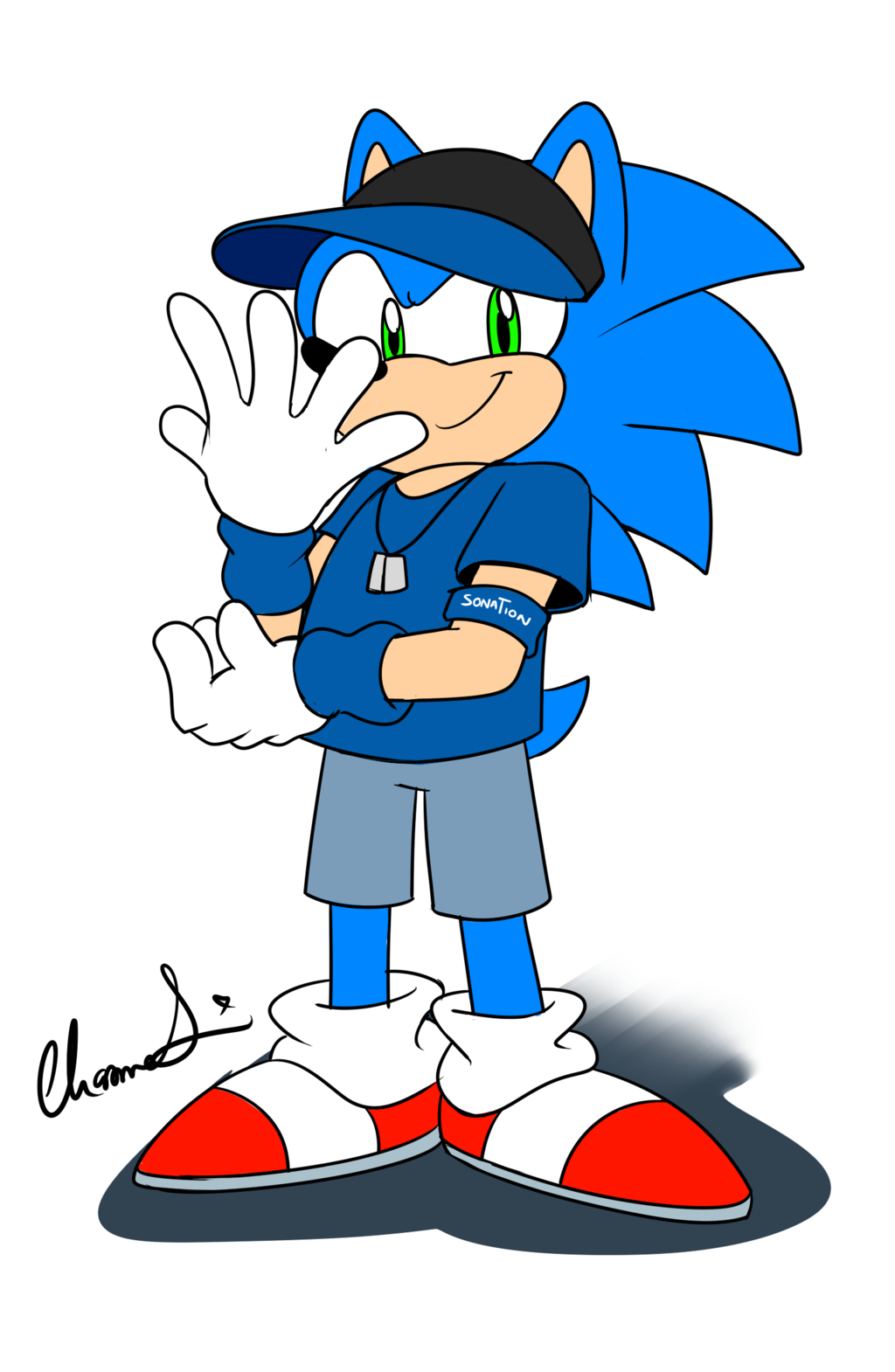 1024x1570 Commission] Sonic As John Cena By Shinkumancer