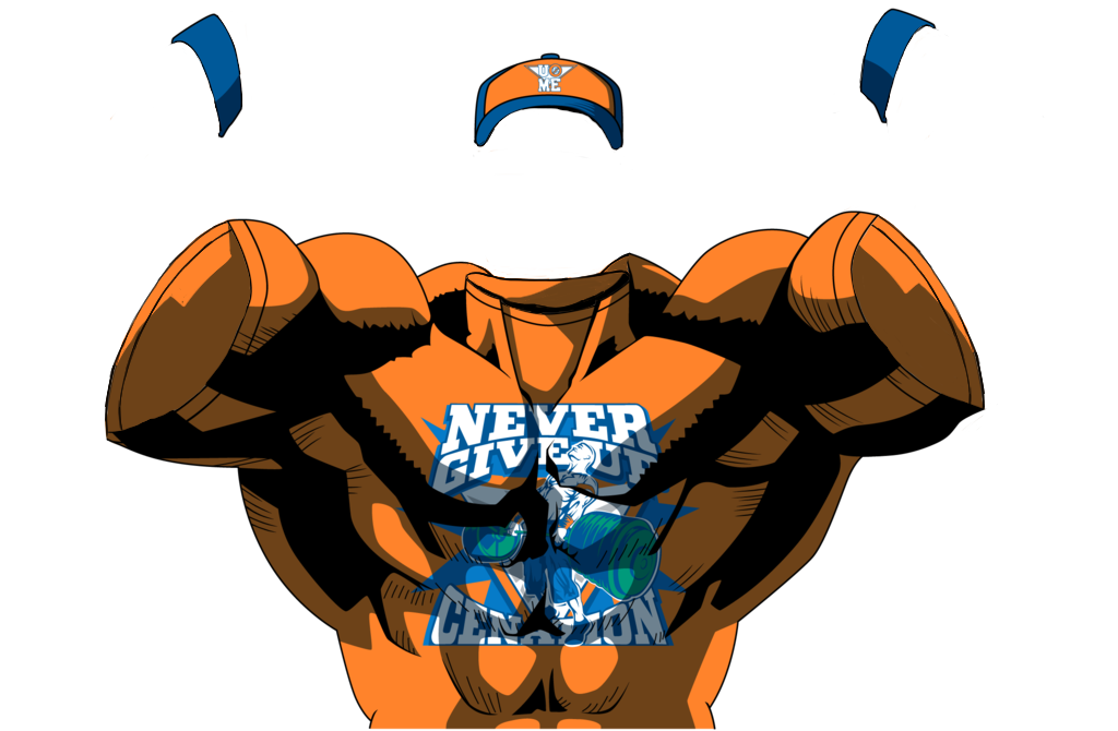 1024x670 Fanart] I Drew John Cena As All Might Anime