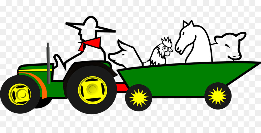 900x460 John Deere Ox Tractor Agriculture Clip Art