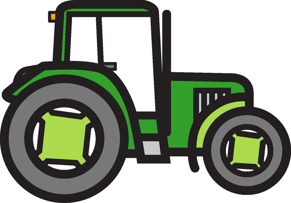 1024x715 Tractor Trailer Clipart