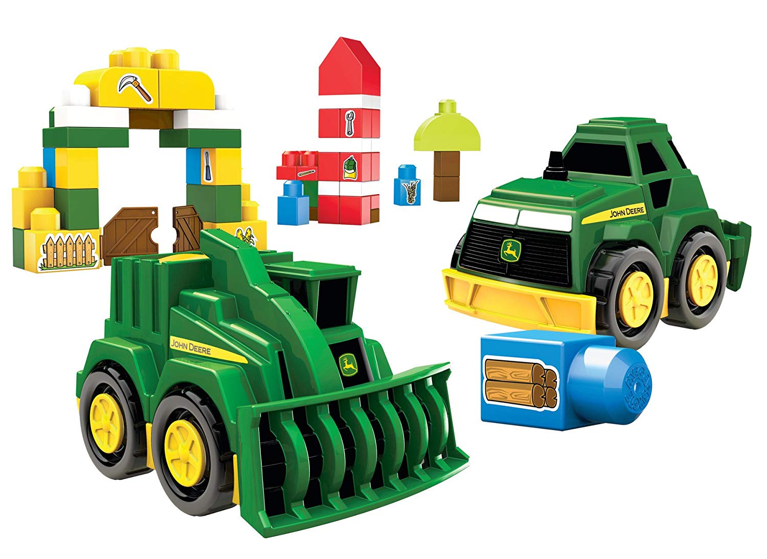 1500x1094 Mega Bloks John Deere Lil' Harvest Farm Amazon.co.uk Toys Amp Games