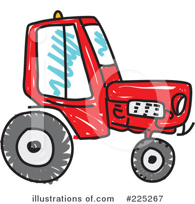 400x420 Back View Of A Tractor Clipart