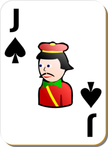 219x298 Joker Of Spades Clip Art
