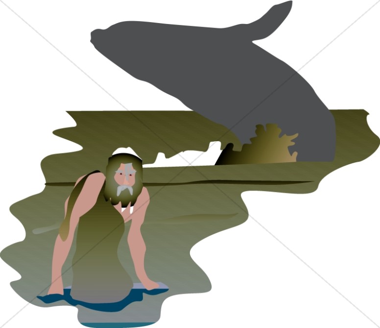 776x669 Jonah Escapes The Whale Old Testament Clipart
