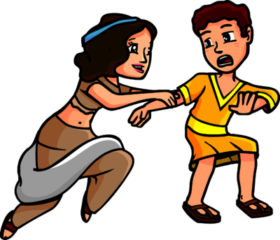 400x343 Image Joseph Fleeing Potiphars Wife