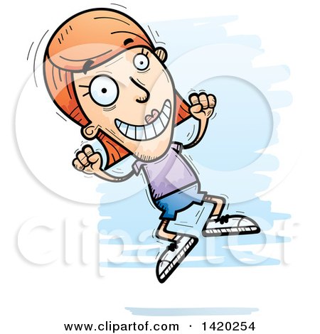 450x470 Royalty Free (Rf) Jumping For Joy Clipart, Illustrations, Vector