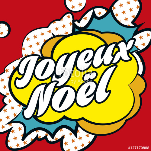 500x500 Joyeux Noel 2017 Carte Popart 1 Stock Image And Royalty Free