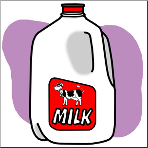 304x304 Clip Art Food Containers Milk Jug Color I Abcteach