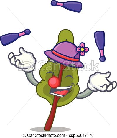 397x470 Juggling Chard Mascot Cartoon Style Vector Illustration Vectors