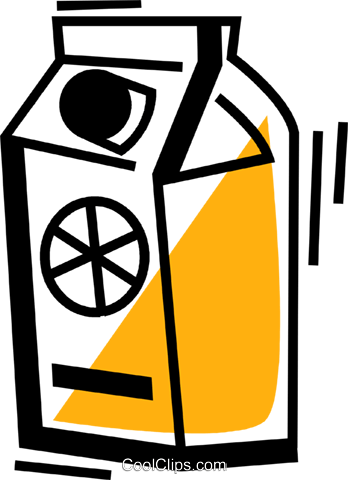 348x480 Orange Juice Royalty Free Vector Clip Art Illustration Vc072477