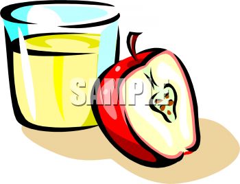 350x268 Royalty Free Clip Art Image Apple And Juice