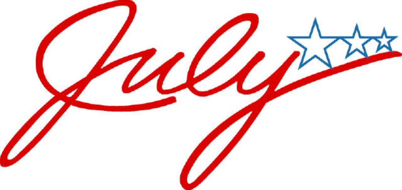 800x379 July Clipart