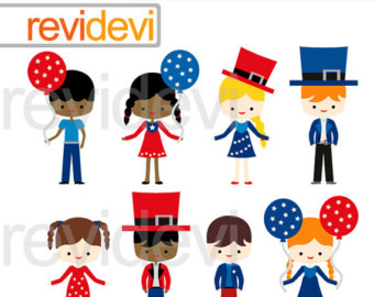 340x270 4th Of July Clipart Personal And Limited Commercial Use Red