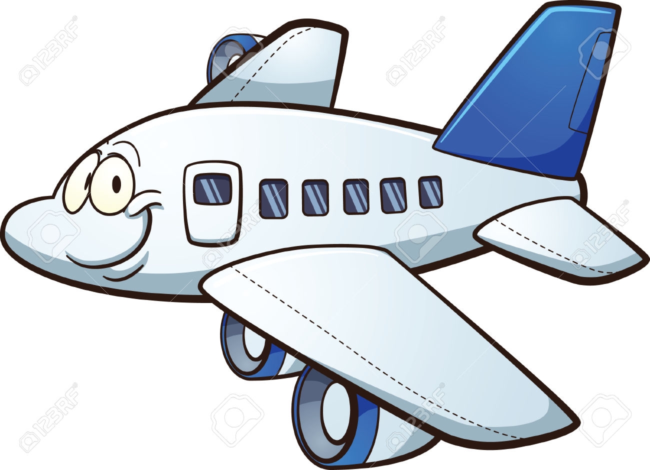 1300x940 Clip Art Cartoon Airplane Clip Art