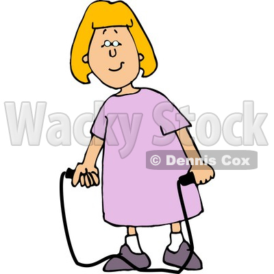 400x400 Happy Girl With A Jump Rope Clipart Djart