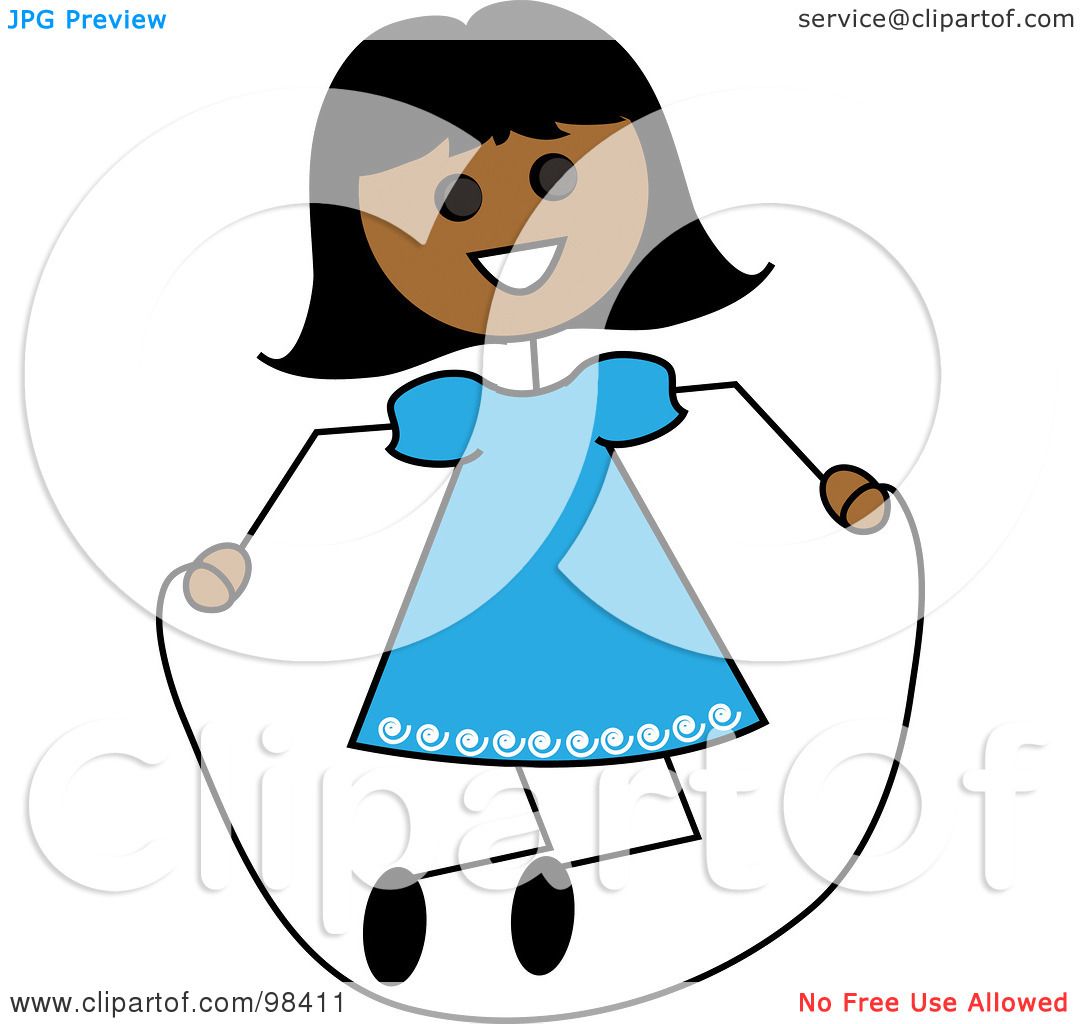 1080x1024 Royalty Free (Rf) Clipart Illustration Of A Hispanic Stick Girl