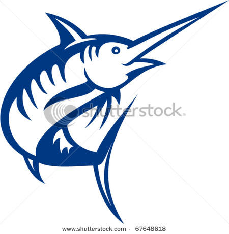 450x461 Ocean Fish Jumping Clipart