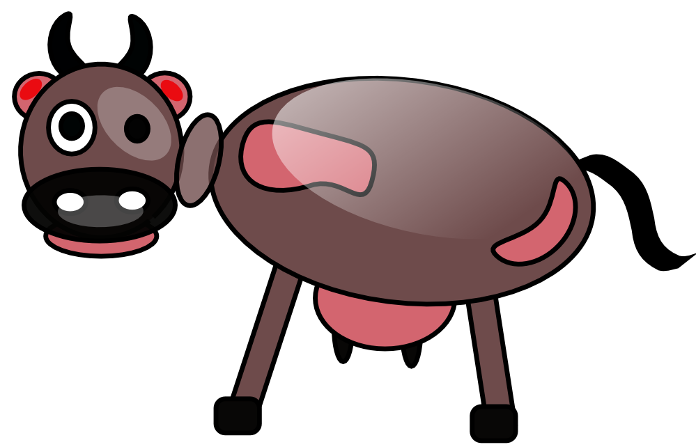 999x642 Clip Art Mucca Cow 2012 June Art