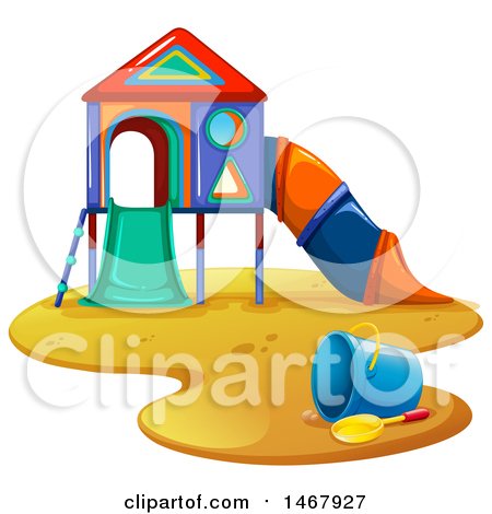 450x470 Vector Clipart Of Playground Pieces