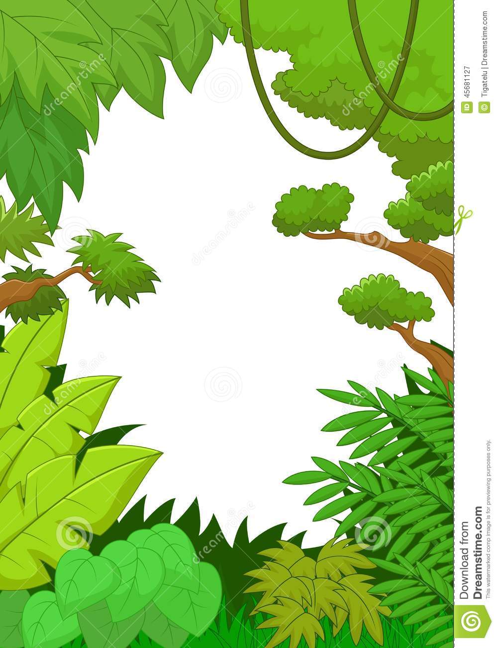 1001x1300 Rainforest Clipart Jungle Backdrop