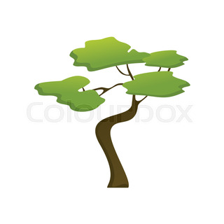 320x320 Green Tree In Jungle Stock Vector Colourbox