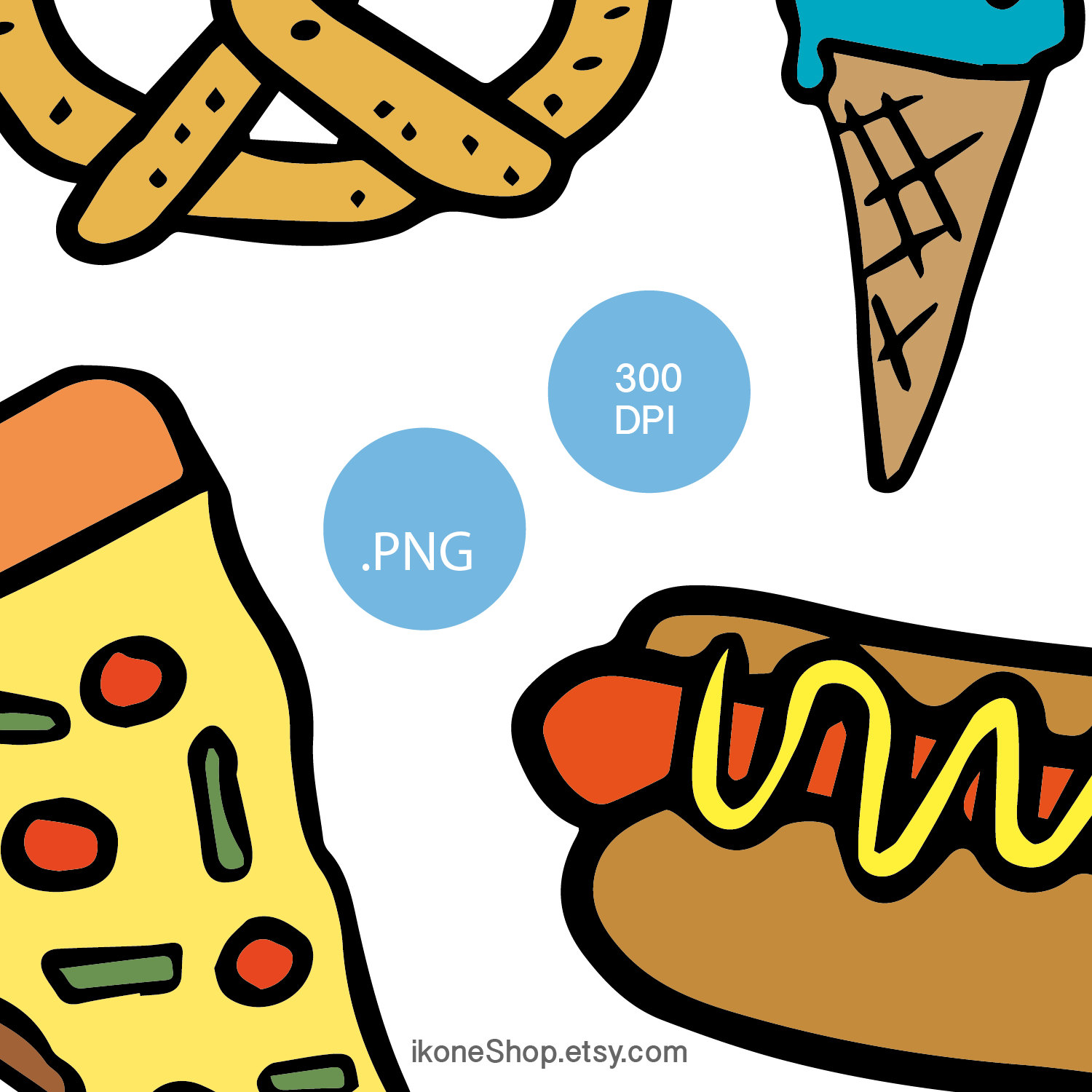 1500x1500 Junk Food Clipart