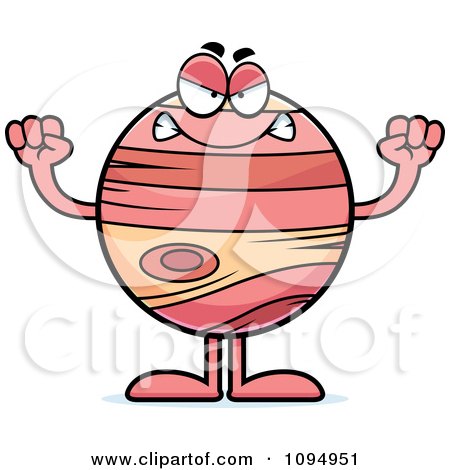 450x470 Clipart Mad Planet Jupiter