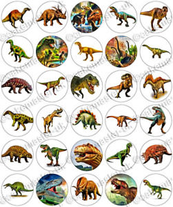251x300 30 X Dinosaurs Jurassic Party Edible Wafer Paper Cupcake Toppers