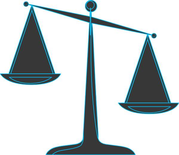 600x519 Scales Of Justice (Glossy) Clip Art