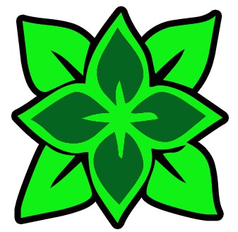 337x328 Green Flowers Clip Art