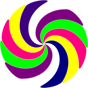 300x300 Pinwheel One Clip Art