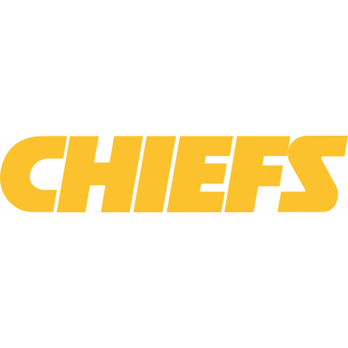 500x500 Kansas City Chiefs Script Logo Decal (Sticker) Version 2 [Stk Nfl