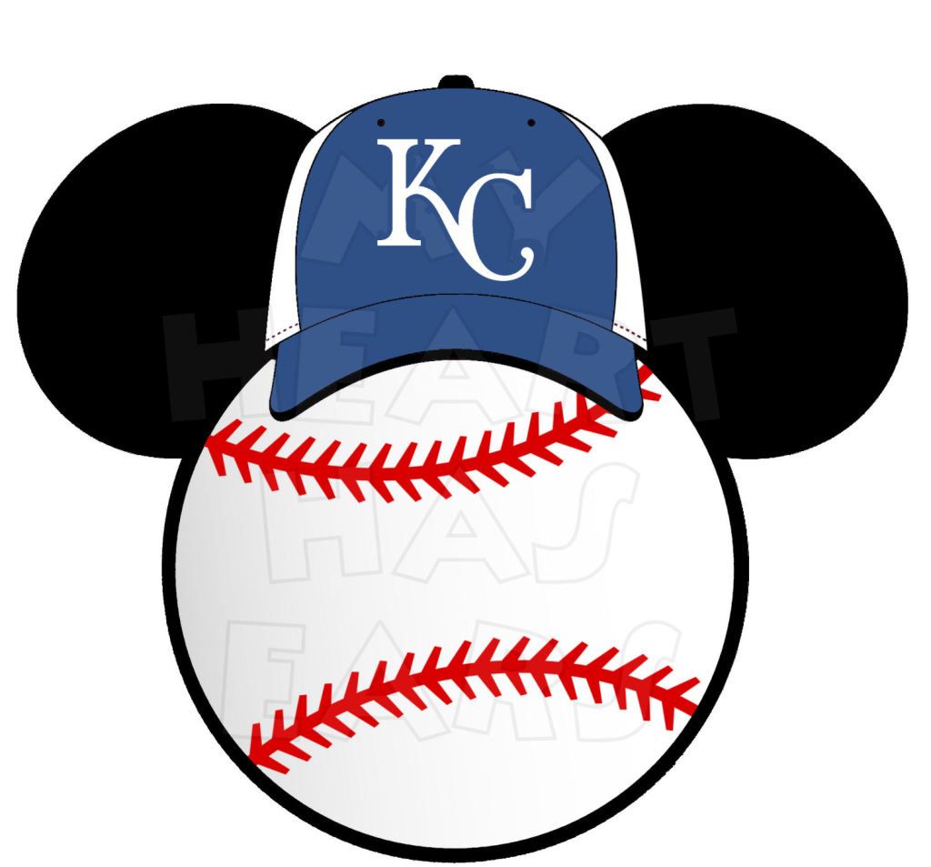 1024x953 Kansas City Royals Giants Baseball With Mickey Mouse Ears Instant