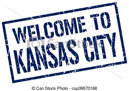 450x318 Welcome To Kansas City Stamp Clip Art Vector