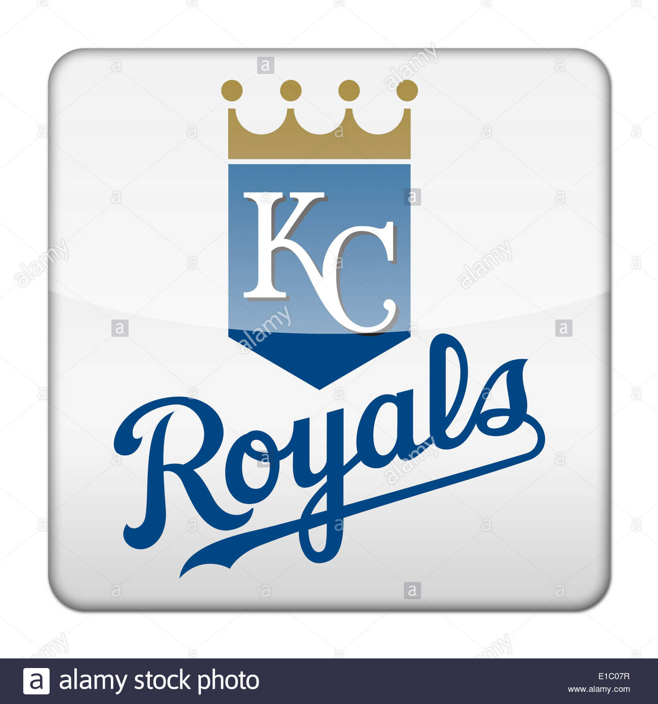 1300x1390 Kansas City Royals Icon Logo Isolated App Button Stock Photo