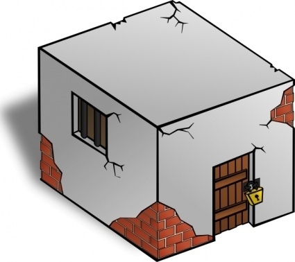 425x378 Jail Building Clipart