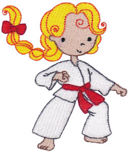 253x300 Karate Kid Embroidery Designs