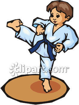 263x350 Little Kid Doing A Karate Kick