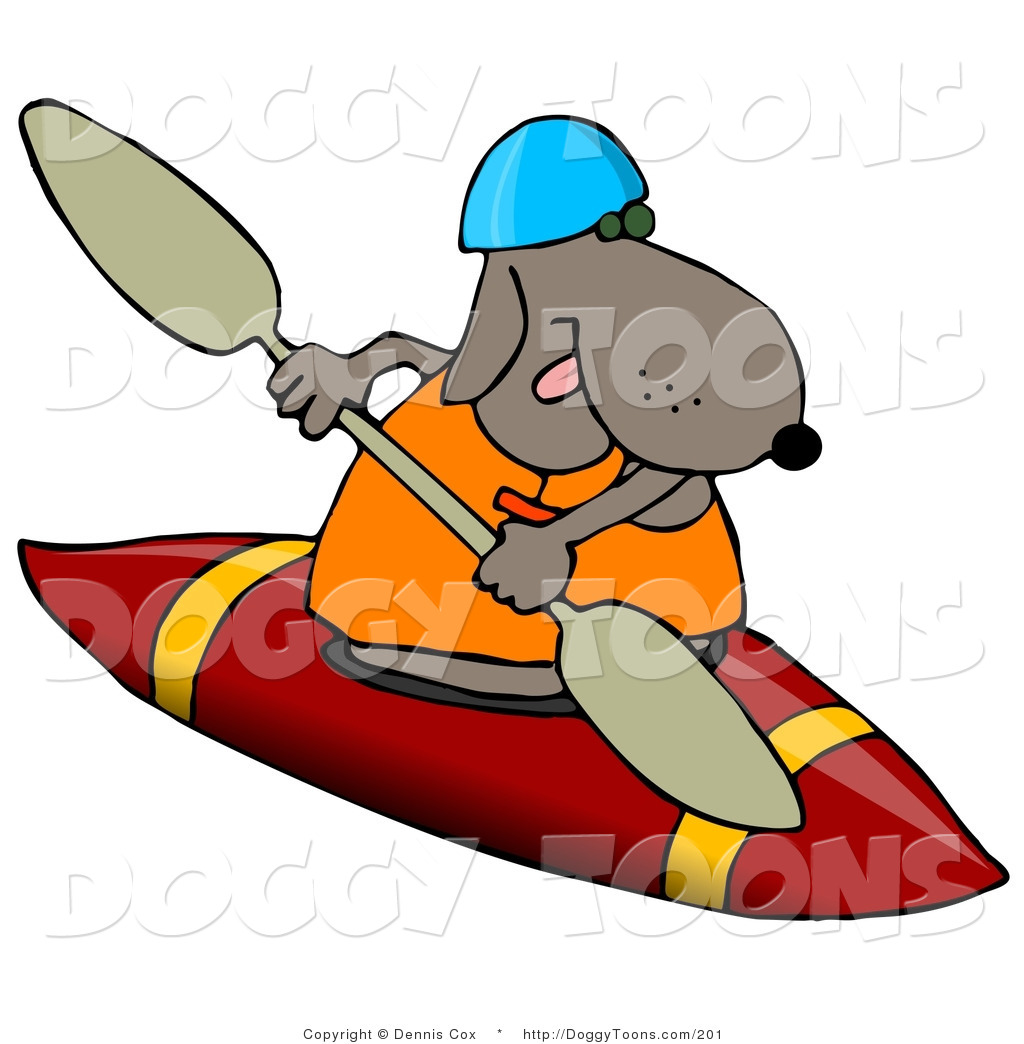 1024x1044 Doggy Clipart Of A Sporty Brown Dog Wearing A Life Jacket