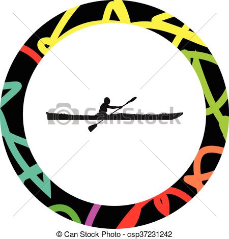 450x470 Kayak Eps Vector