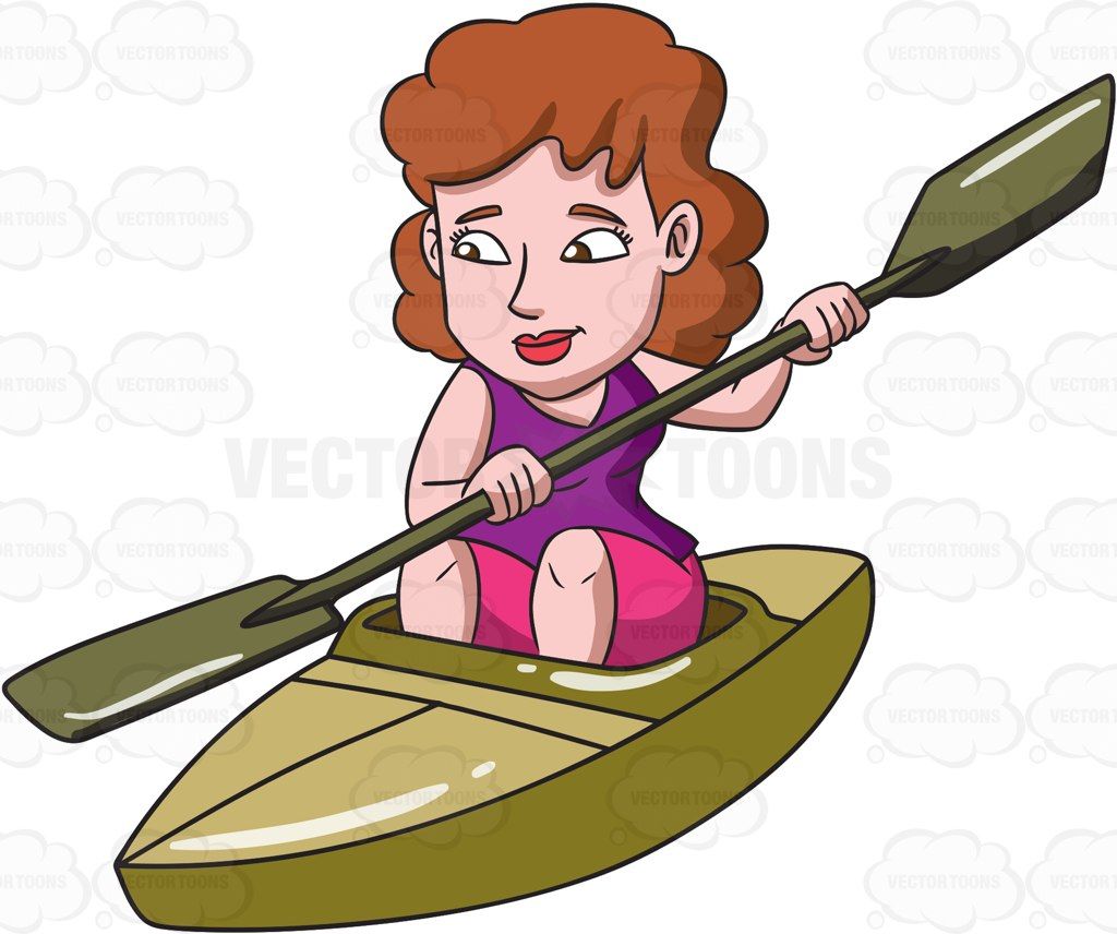 1024x856 A Woman Riding A Kayak Boat Kayak Boats
