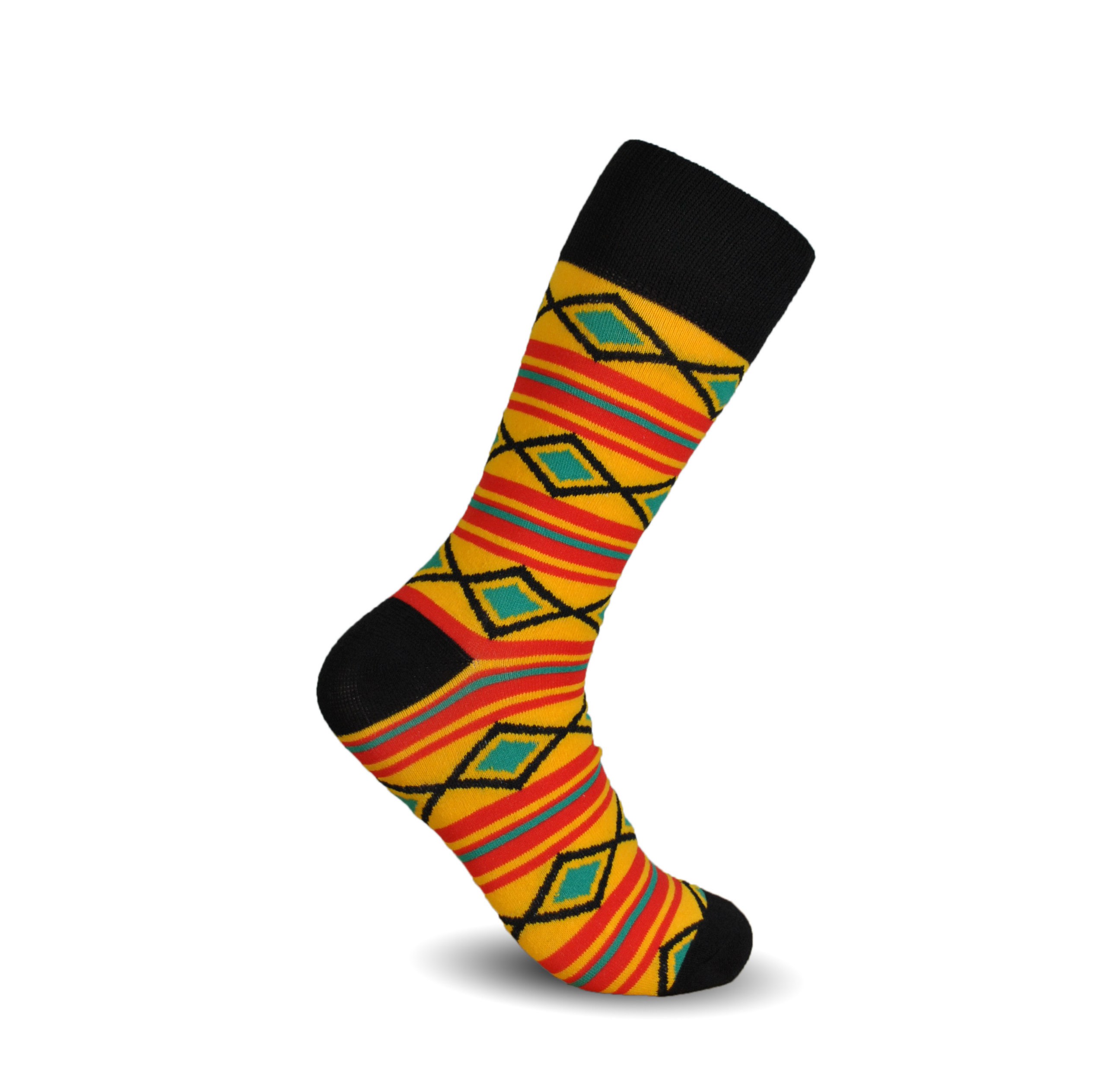 2592x2483 Kente Cloth Socks For Dress And Casual Novelty