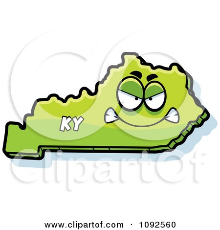 450x470 Royalty Free (Rf) Kentucky Map Clipart, Illustrations, Vector