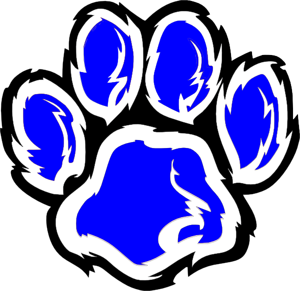 600x582 Best Photos Of Blue Wildcat Paw Print