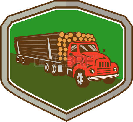 450x415 Clipart Log Truck