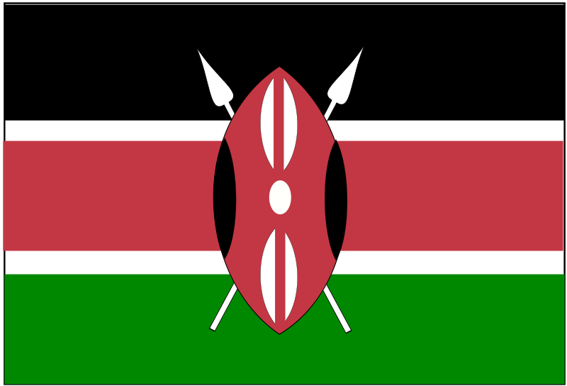 800x544 Free Clipart Flag Of Kenya Anonymous