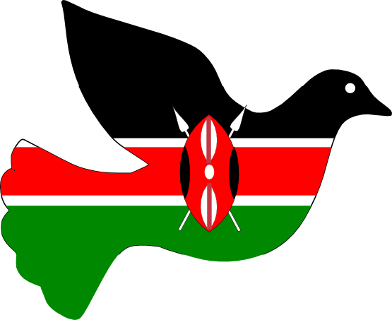 555x453 Clip Art Kenya Peace Dove Amani Scalable Vector