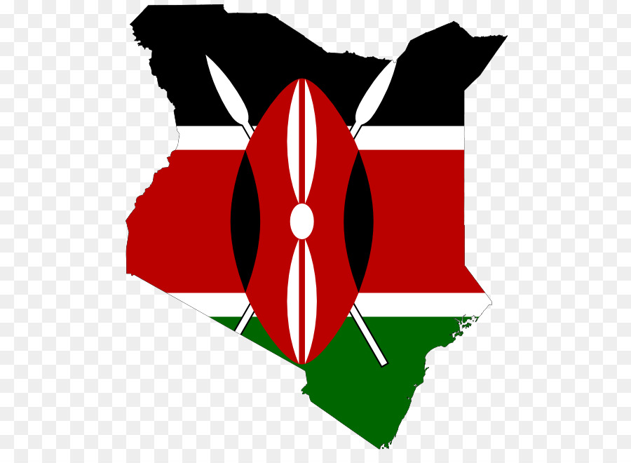 900x660 Flag Of Kenya Map Clip Art