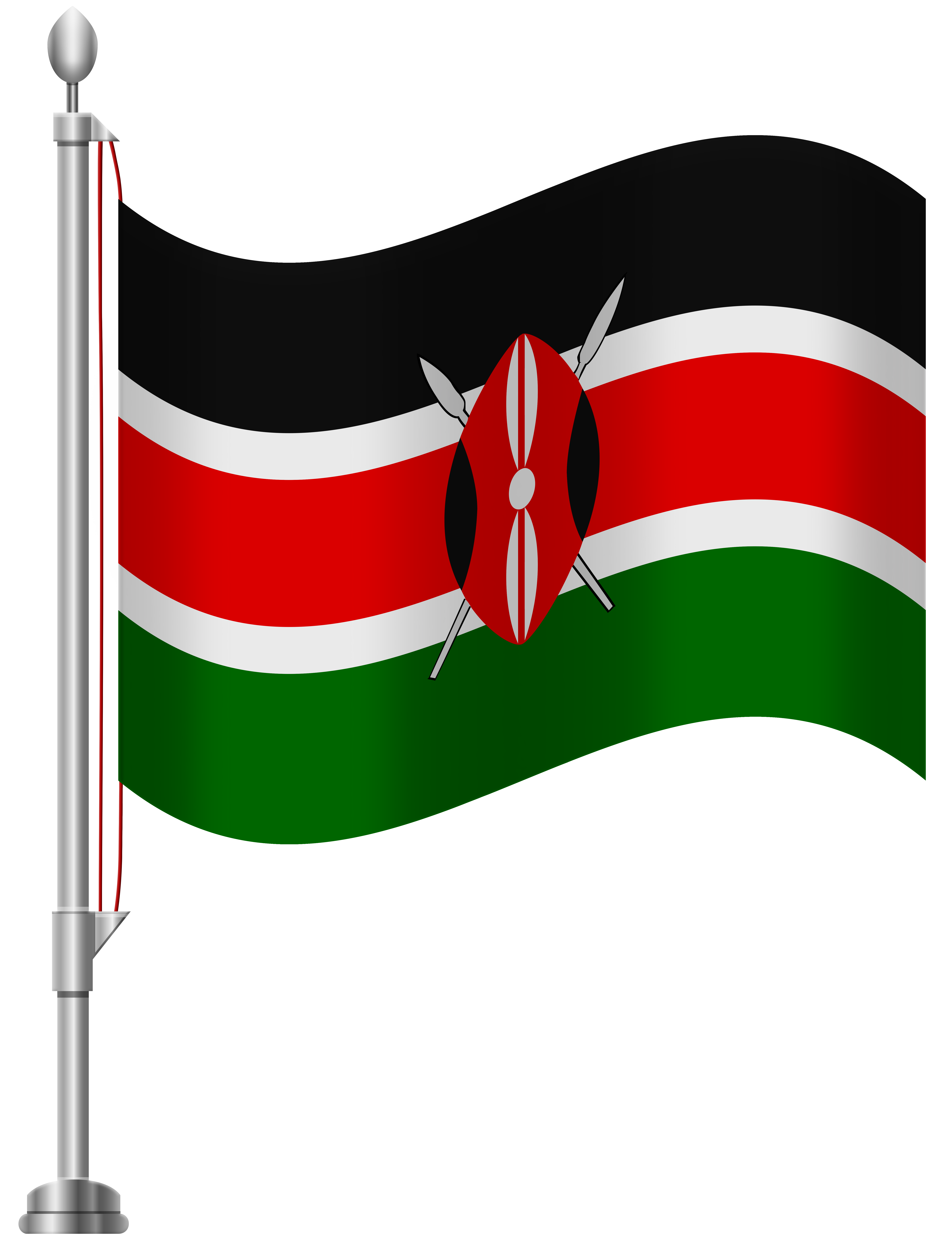 6141x8000 Kenya Flag Png Clip Art