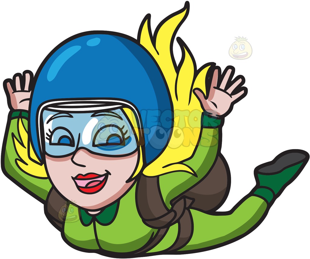 1024x856 Sky Diving Clipart